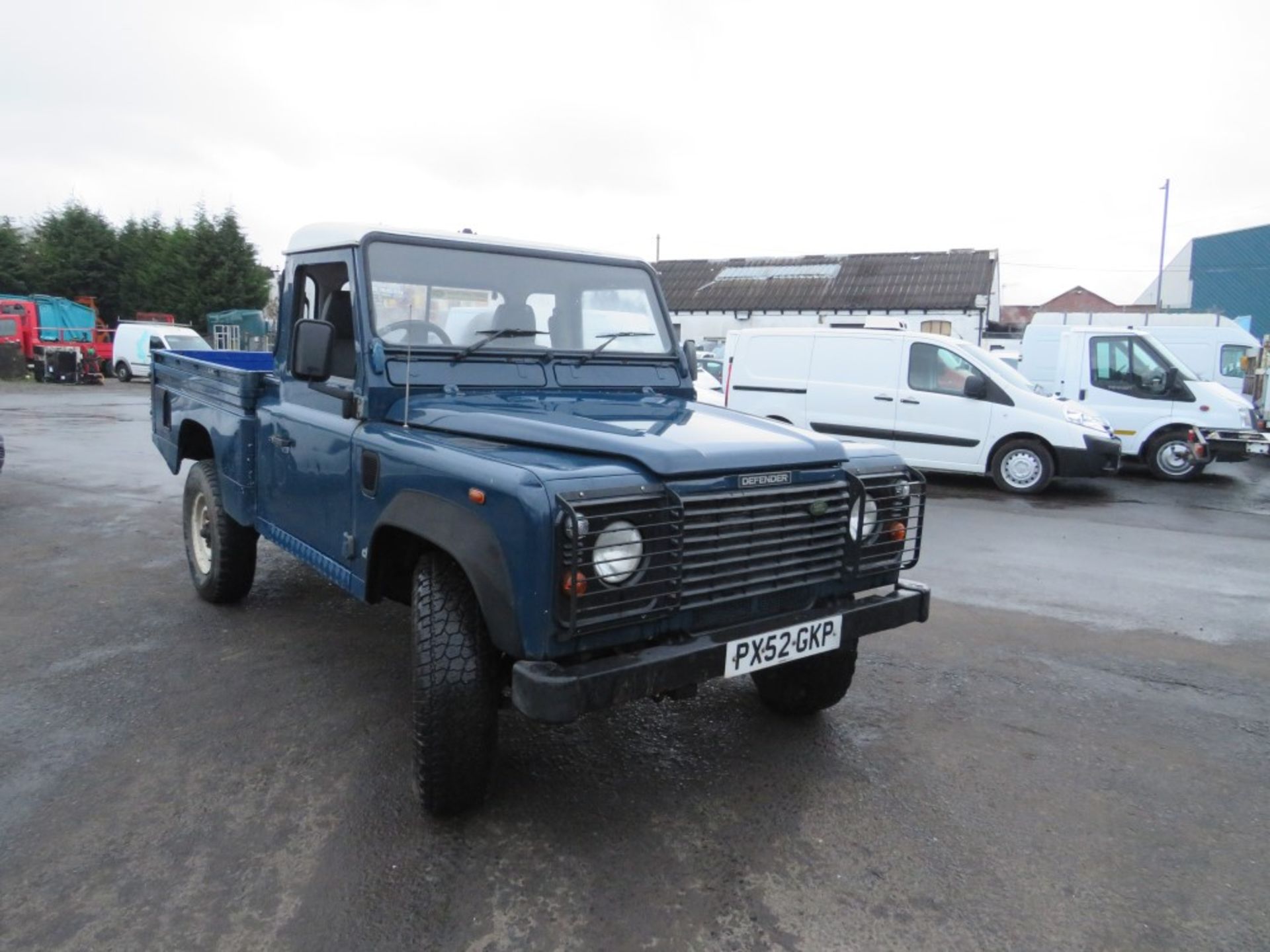 52 reg LANDROVER DEFENDER 110 TD5 PICKUP, 1ST REG 09/02, TEST 09/20, 211665M WARRANTED, V5 HERE, 2