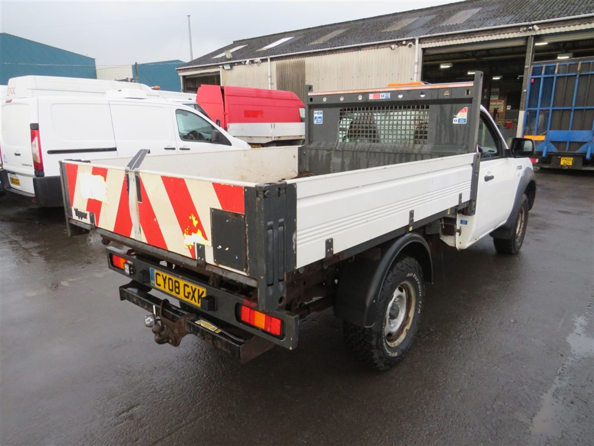 08 reg FORD RANGER TDCI TIPPER (DIRECT COUNCIL) 1ST REG 05/08, TEST 12/19, 68627M WARRANTED, V5 - Image 4 of 5