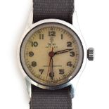 A GENTLEMAN'S STAINLESS STEEL TUDOR OYSTER WRIST WATCH CIRCA 1945, REF 4453