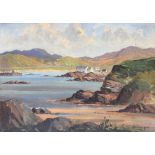 Rowland Hill (Irish, 1915 - 1979), Port-na-Blagh, Co. Donegal, oil on canvas laid on board