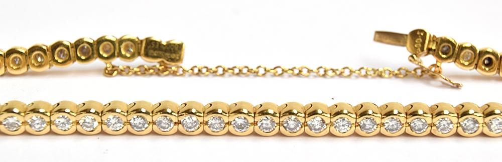 A 18ct gold Boodles diamond bracelet, approx 3ct of diamonds - Image 3 of 4