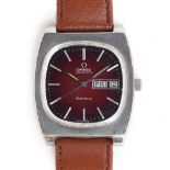 A GENTLEMAN'S STAINLESS STEEL OMEGA GENEVE WRIST WATCH CIRCA 1970, REF 1660188, GRADUATED