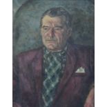Circle of Ruskin Spear 1911-1990, Portrait of John Edward 'Jack' Hawkins CBE, 1910-1973, oil on