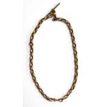 A 9ct watch chain, 30.5g