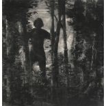 After Christopher Le Brun (b.1951), figure among the trees, signed lower right