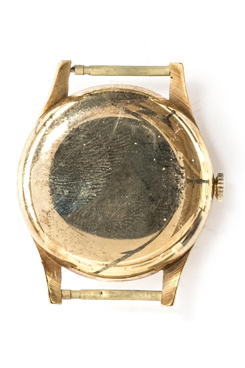 A GENTLEMAN'S 9CT GOLD ERNEST BOREL WRIST WATCH CIRCA 1950/60s, parchment dial - Image 2 of 3