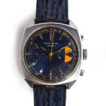 A RARE GENTLEMAN'S STAINLESS STEEL FAVRE-LEUBA Yacht RACING CHRONOGRAPH WRIST WATCH CIRCA 1960s