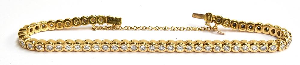 A 18ct gold Boodles diamond bracelet, approx 3ct of diamonds - Image 2 of 4