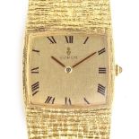 A FINE GENTLEMAN'S 18CT SOLID GOLD CORUM SPARTACUS BRACELET WATCH CIRCA 1970, REF 8828