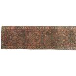 A very long West Persian runner rug, 78x390cm
