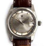 A FINE GENTLEMAN'S STAINLESS STEEL Universal Genéve Polerouter Super CIRCA 1960s, REF 869112/03