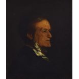 German School 19th Century, Portrait of Richard Wagner (1813-1883), 1st April 1858, oil on canvas,