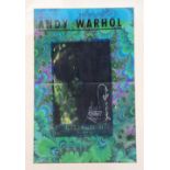 Gallerie D, New York, Andy Warhol poster, signed by Warhol, 74x48cm