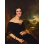 Attributed to George Clint, 1770 – 1854, Portrait of Lydia Augusta Allen (nee Watson) 1810-1890