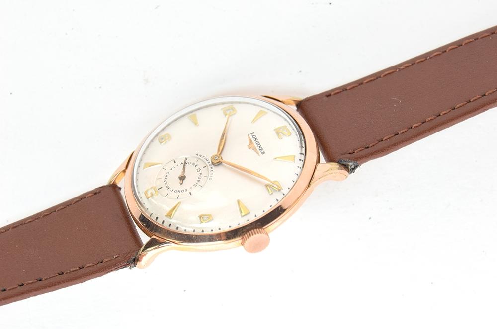 A GENTLEMAN'S STEEL AND GOLD FILLED LONGINES WRIST WATCH CIRCA 1953, REF B1137801 58197 - Image 3 of 3