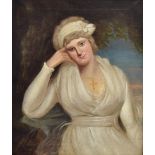 Follower of Thomas Gainsborough. Portrait of Mrs. John Cockerell, née Frances Jackson, great niece