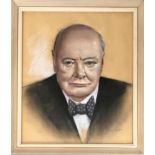 English School 20th Century, Portrait of Sir Winston Leonard Spencer Churchill 1874–1965, 1st