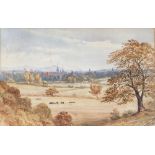 19th century British school, follower of David Cox, a pair of watercolours, 'Shrewsbury from Wem