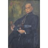 English school, early 20th century. Portrait of Colonel Everard. A. Ford, three quarter length.