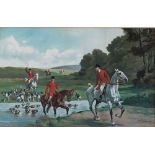 After De Condamy, three prints on fox hunting