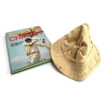 Cricket interest: a sun hat worn by Tony Greig when he played for England in the early 1970s