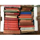 A mixed box of books, mainly on foxhunting, to include 'The Fox Hunters Yearbook 1931-2'; 'The