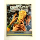 Football interest: Official Programme, The 1986 FIFA World Cup, U.K Edition