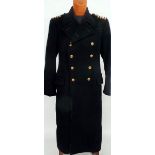 A Gieves tailored Fleet Air Arm mess suit, tail coat, waistcoat and trousers with gold braid