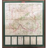 A map of the Lord Portman's Hunt boundary, together with details of neighbouring hunts