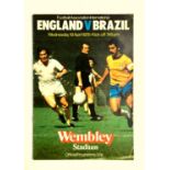 Football Association International programme, England v Brazil, 19th April 1978