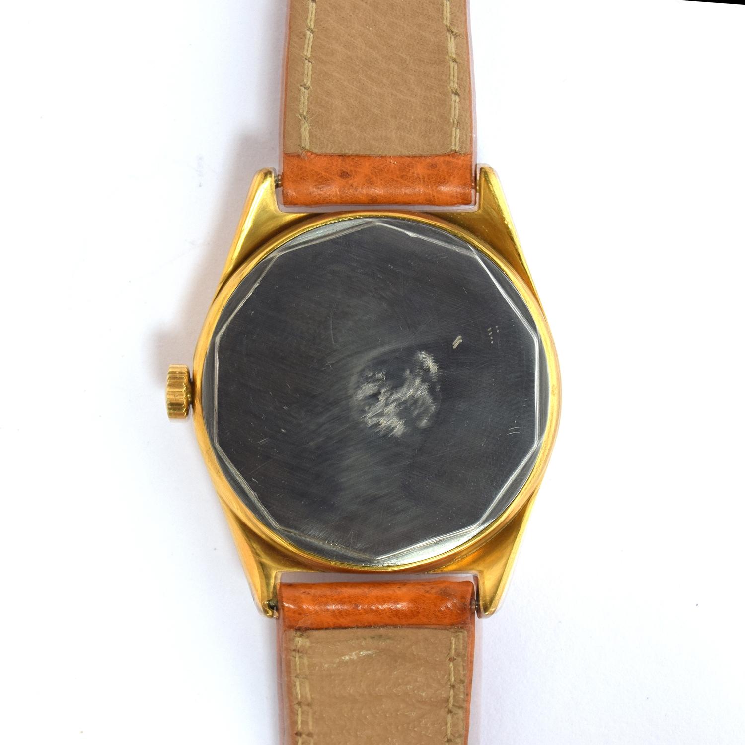 A TISSOT VISODATE SEASTAR PR516 GENTLEMAN'S STEEL AND GOLD PLATED WATCH Circa 1960s, silvered dial - Image 3 of 3
