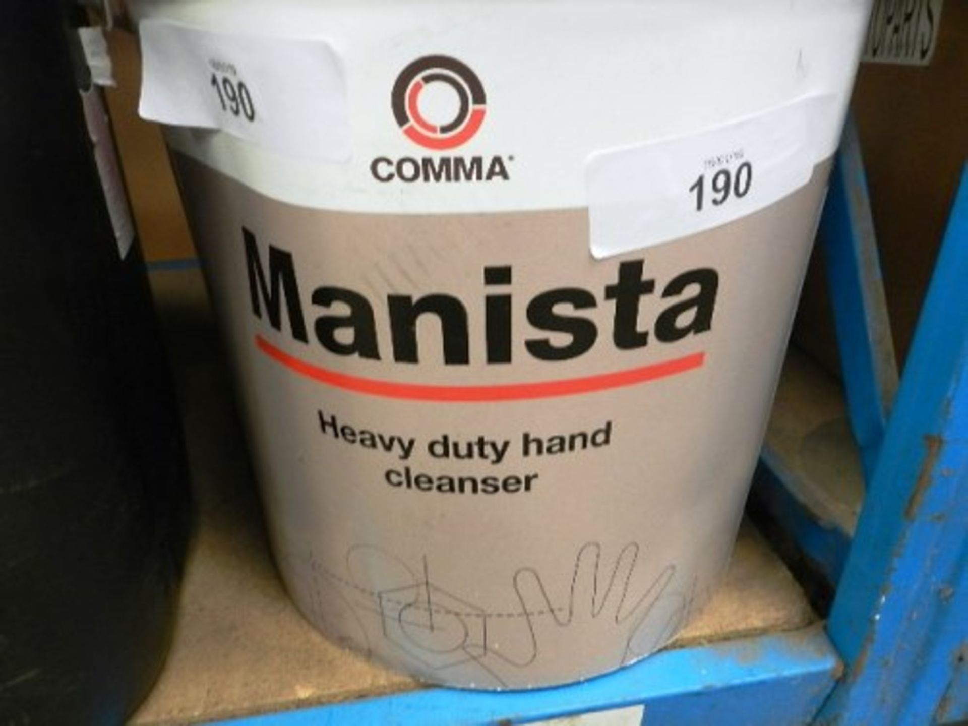 A 20ltr tub of Manista heavy duty hand cleanser - Sealed new (ES14)