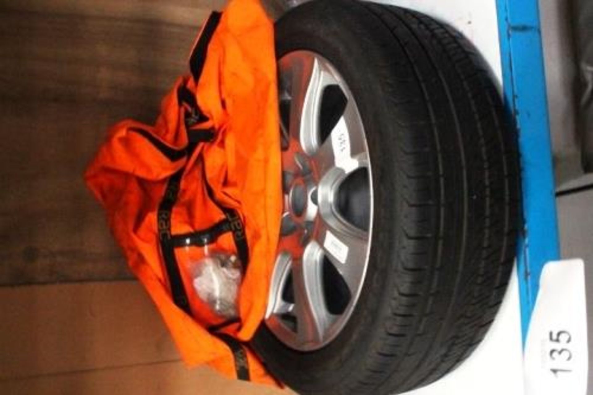 An RAC spare tyre with nuts, tyre size 205/50ZR17 - Second-hand (ESB8)