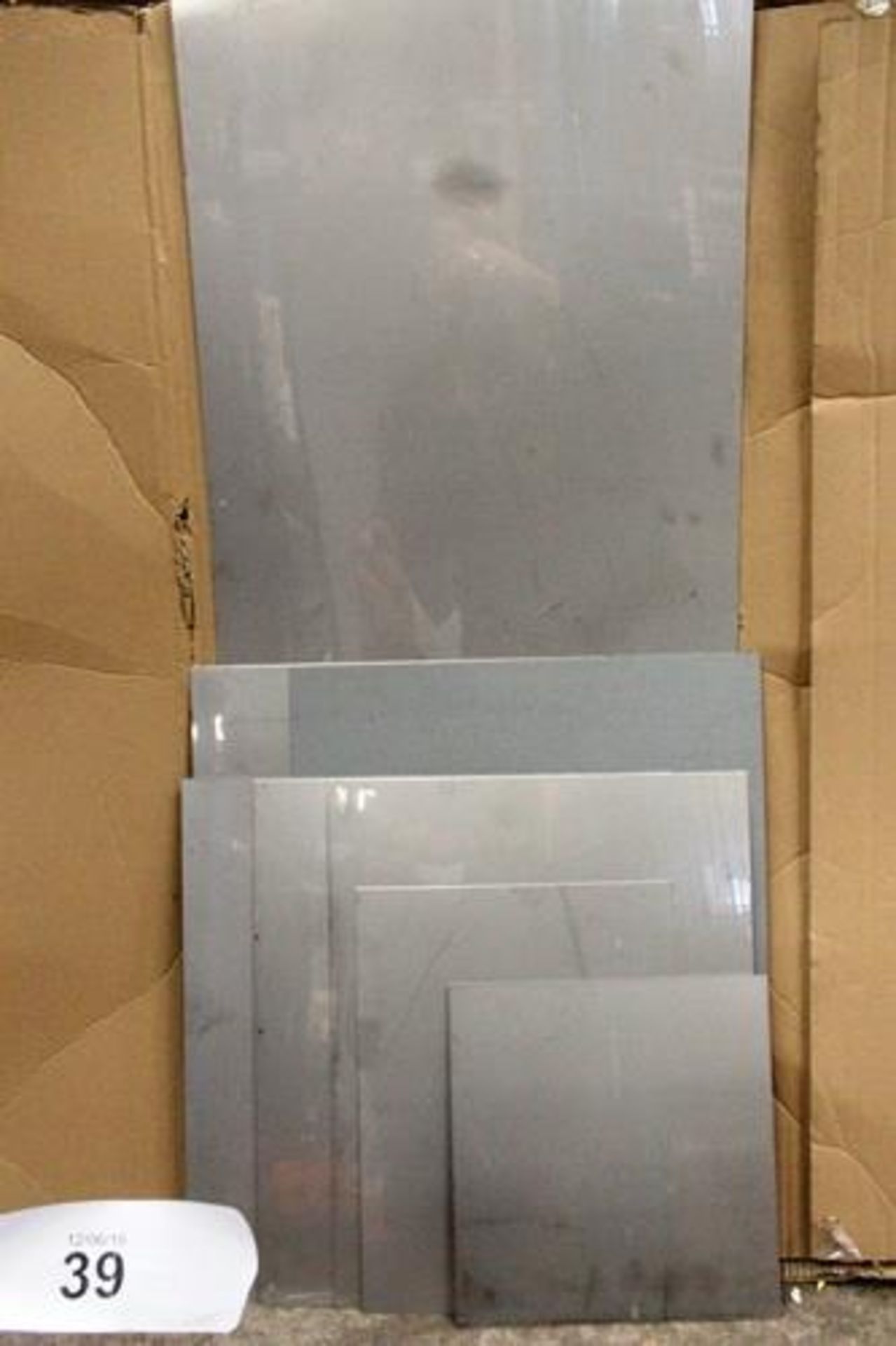 Set of steel plate, assorted sizes - New (TC2)