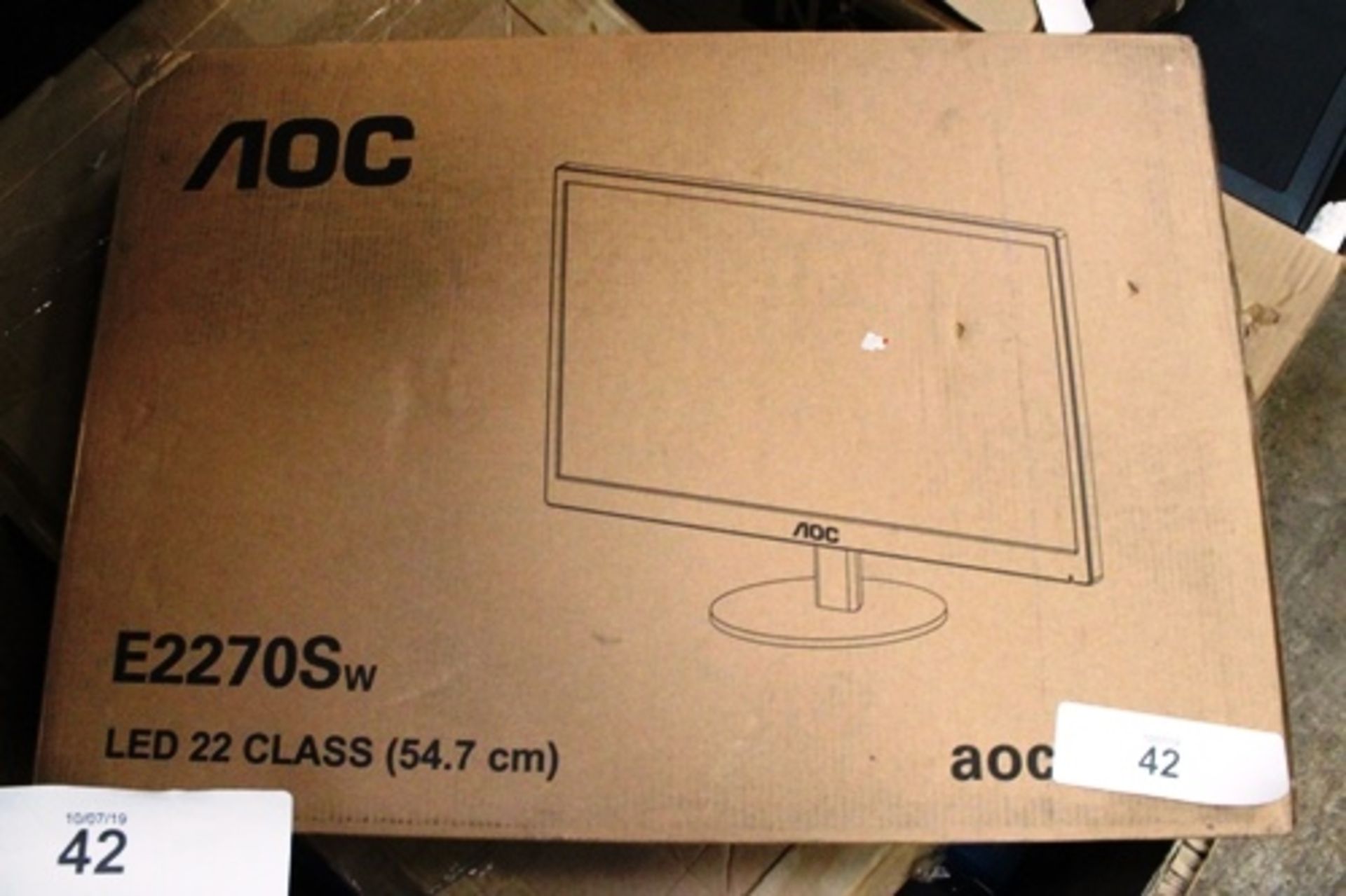 An AOC E2270 SWN computer monitor - New in box (esb5)