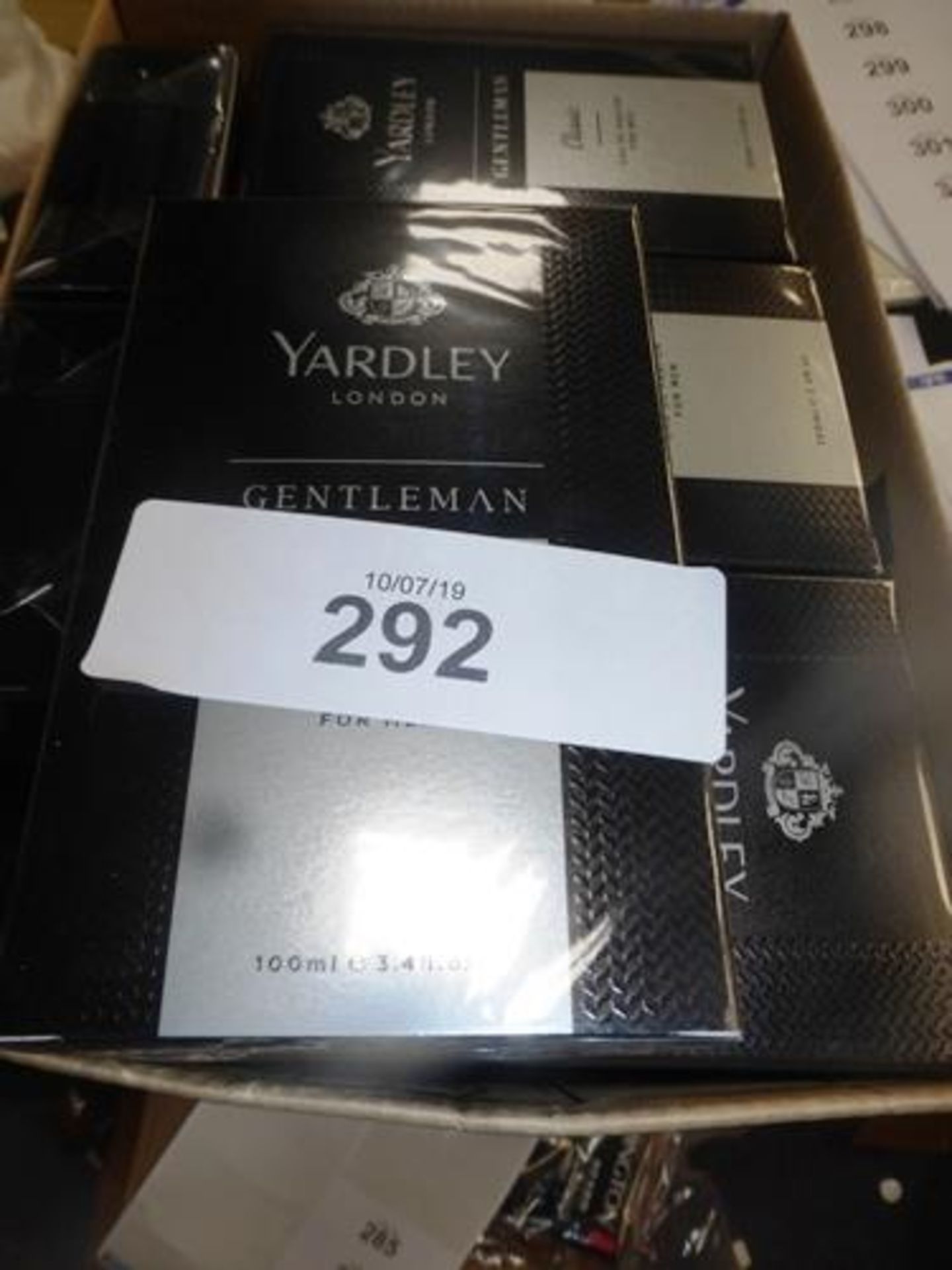 12 x 100ml Yardley of London eau de parfum for men - New (C9B)