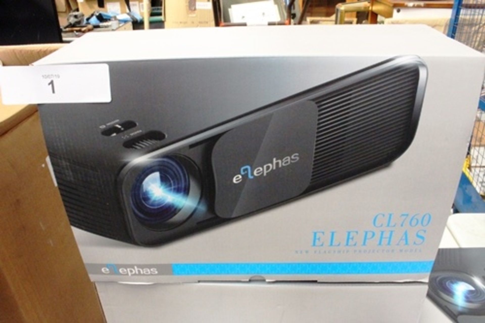 An Elephas CL760 flagship model projector - Sealed new in box (Cabtable2)