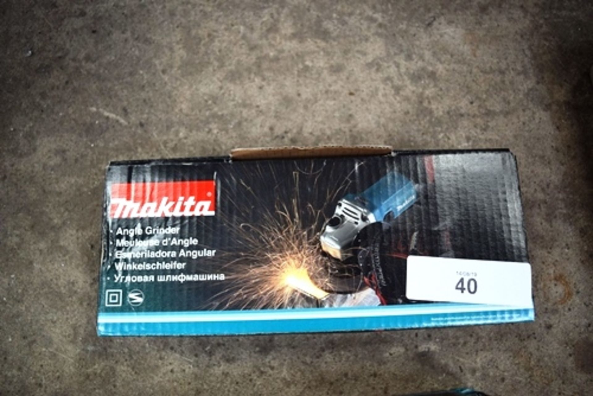 A Makita GA4530R 115mm, 240V angle grinder, RRP £46.00 - New in box (Cage3)