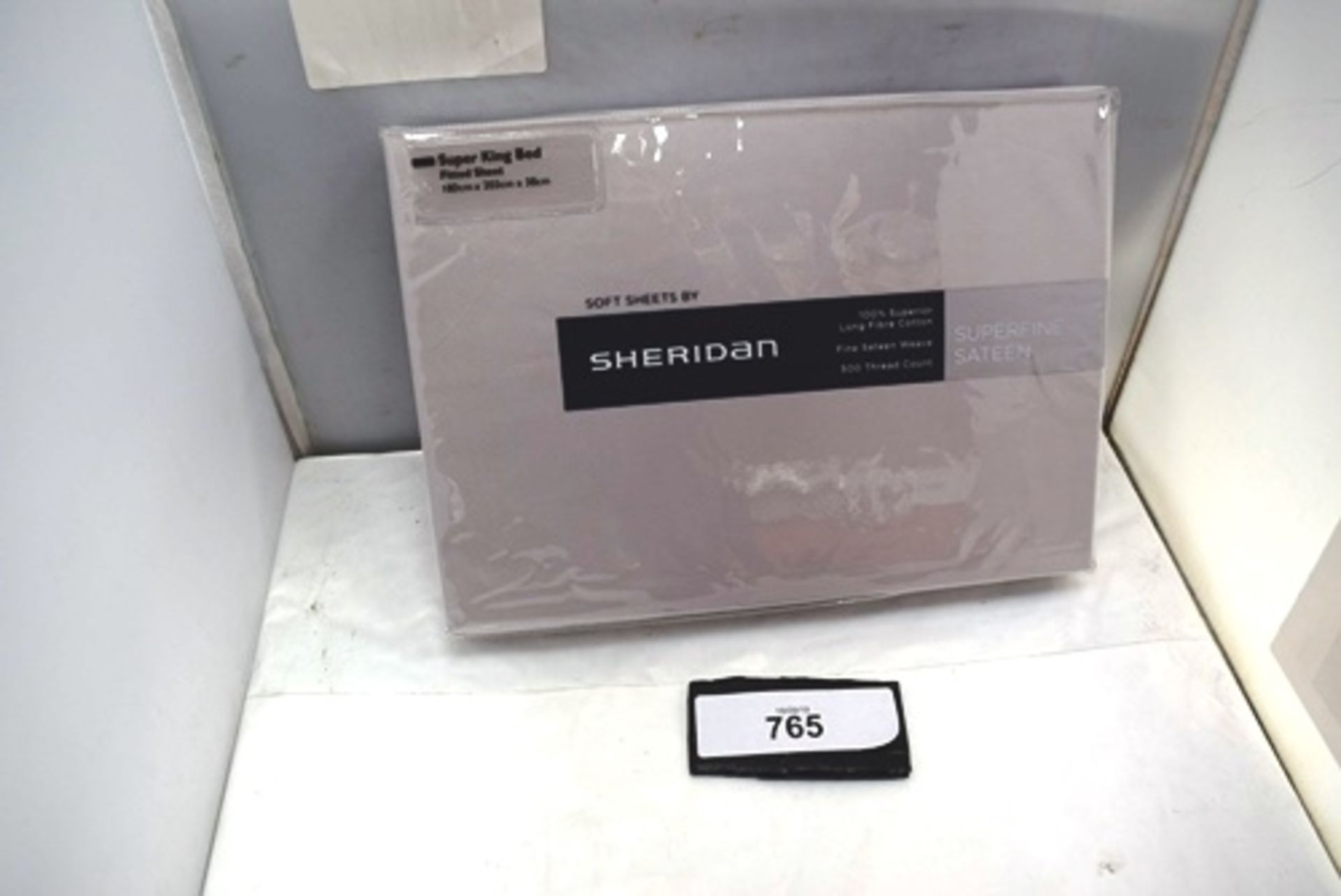 2 x Sheridan silver super fine sateen super king bed fitted sheets, RRP £85.00 each - New in pack (