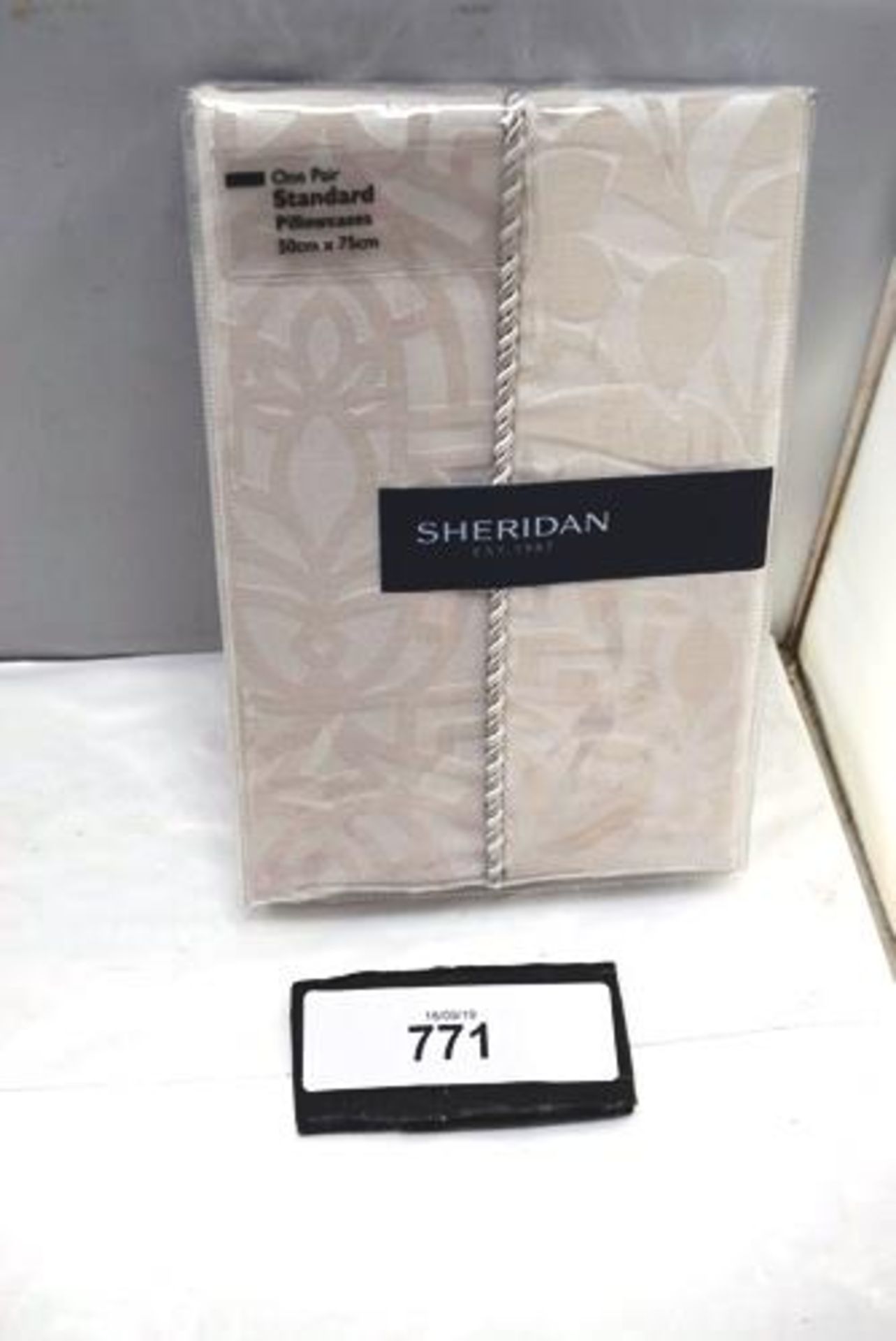 4 x packs of Sheridan snow super fine sateen standard pillowcases, RRP £29.00 each - New in pack (