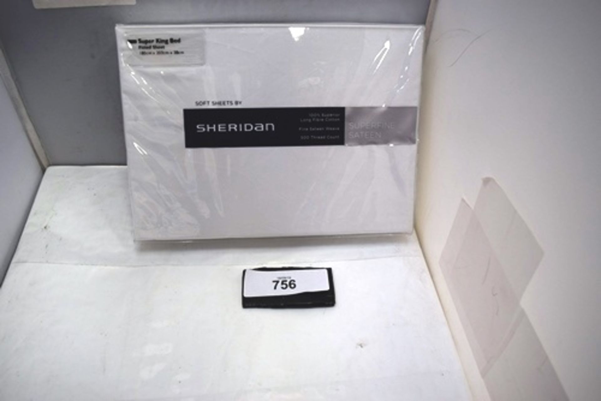 2 x Sheridan super fine sateen snow super king bed fitted sheets, RRP £85.00 each - New in pack (