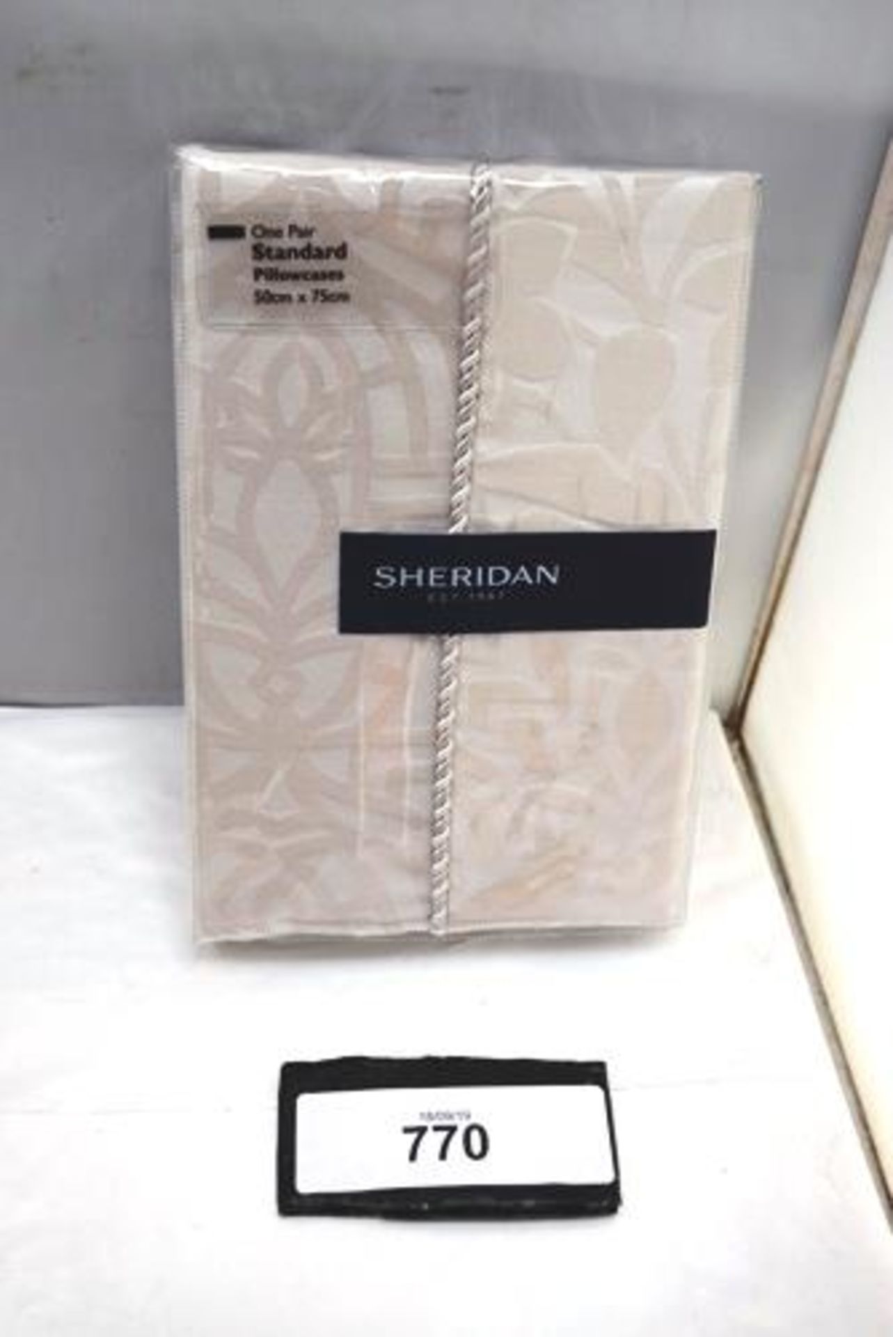 4 x packs of Sheridan snow super fine sateen standard pillowcases, RRP £29.00 each - New in pack (