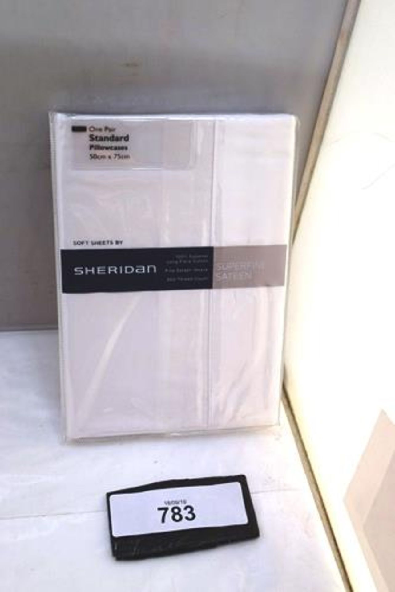 4 x packs of Sheridan Arland Reed standard pillows, RRP £55.00 each - New in pack (GS20)