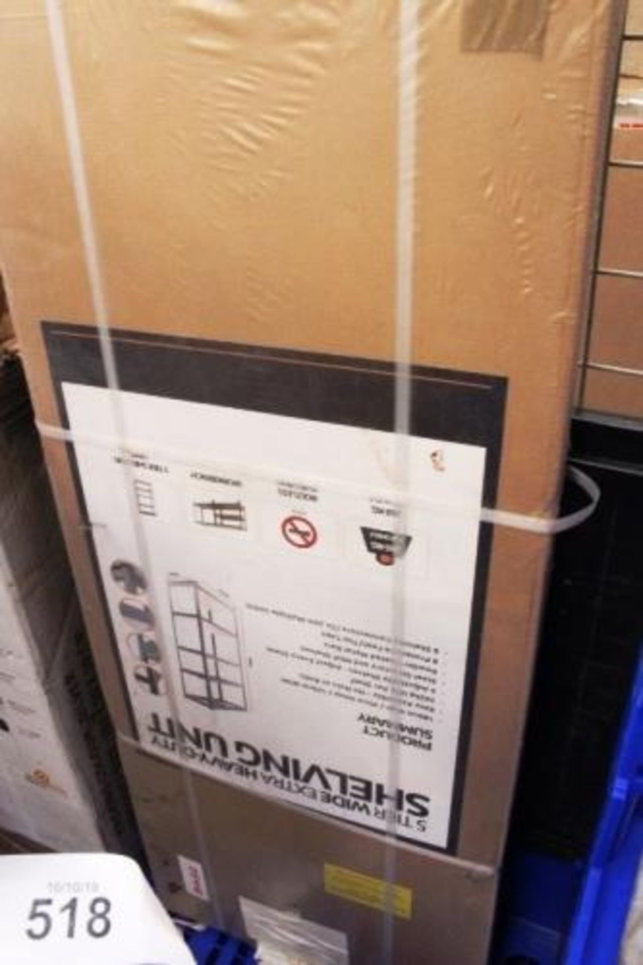 An unbranded 5 tier heavy duty shelving unit - Sealed new in box (GSF54)