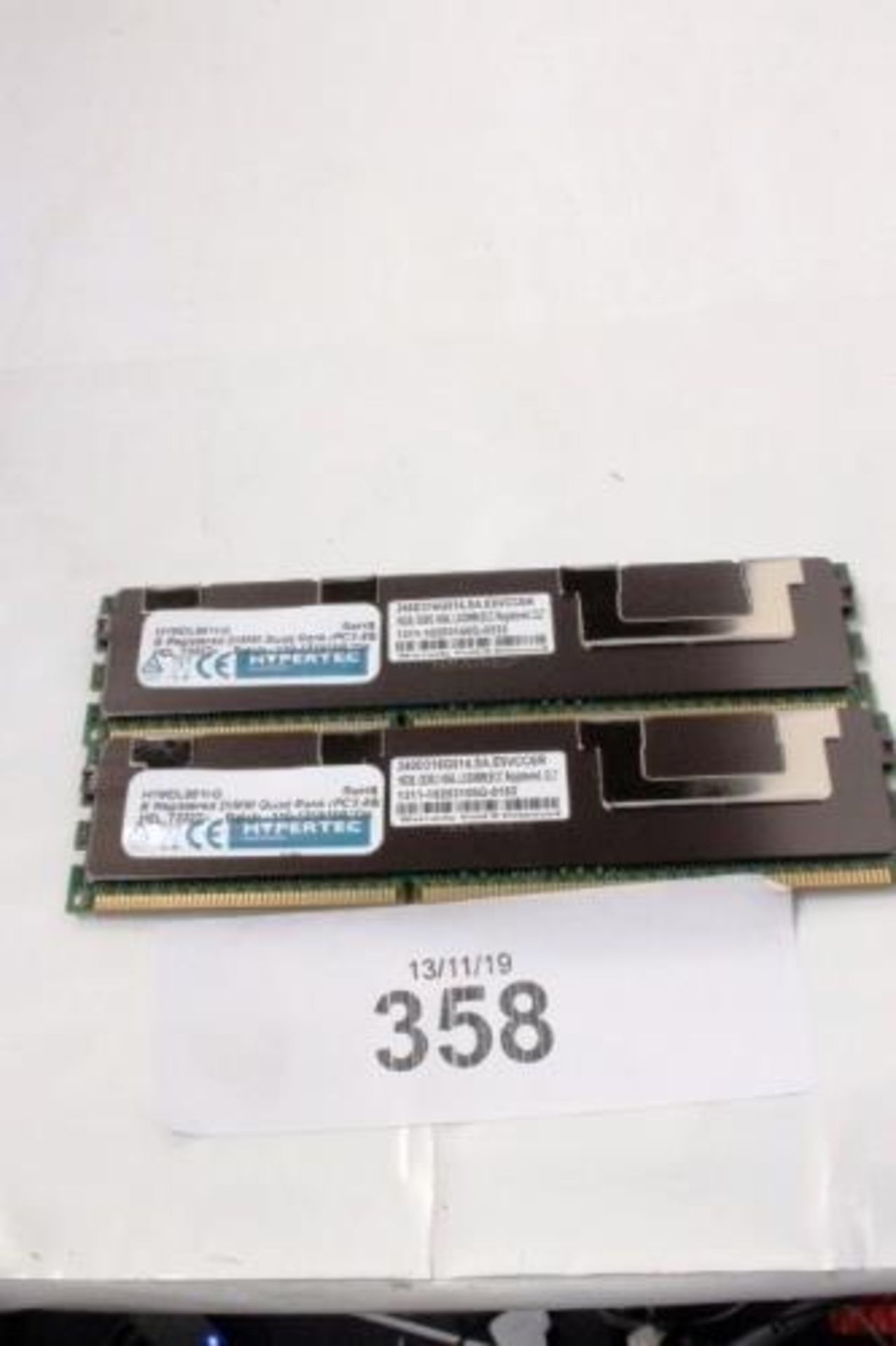 2 x Hypertec DDR3 16gb 8500R F3 memory cards, Ref: 240D316G014SA EOVCCER HYMDL8616G - New (C2)