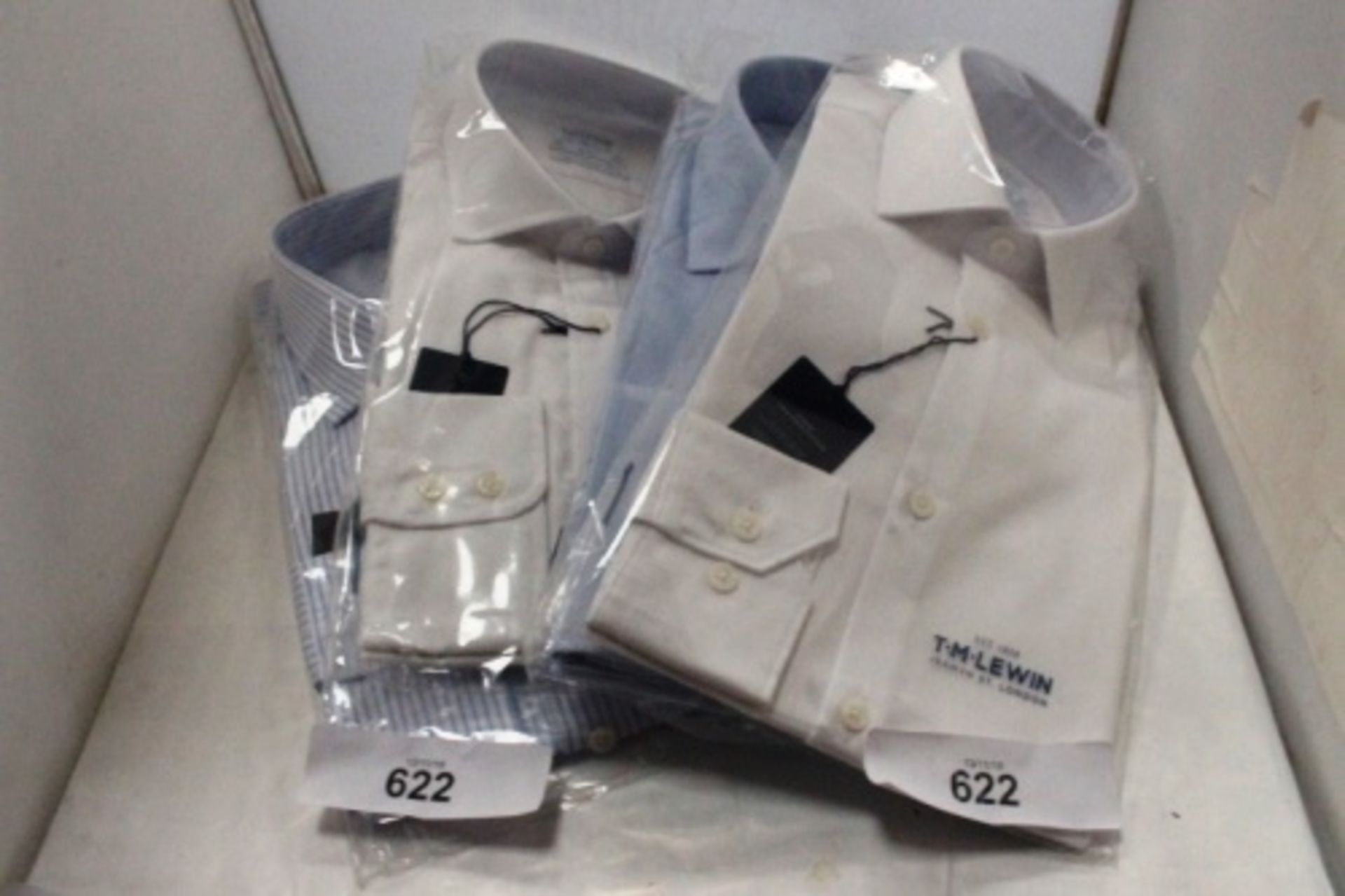 4 x T.M. Lewin men's shirts, various neck sizes and colours - New(FC12)