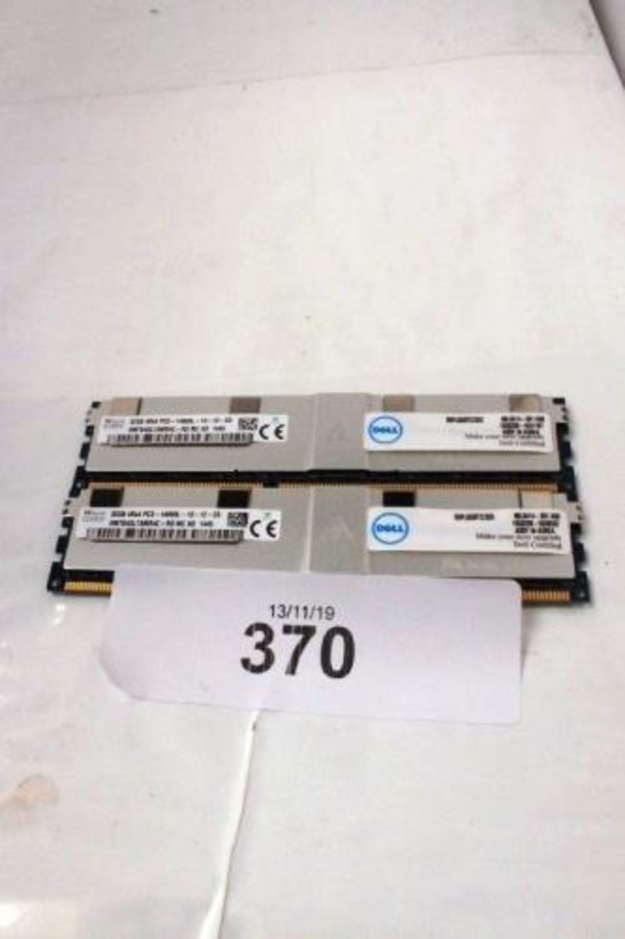 2 x SK Hynix DDR3 32gb 14900L FB memory cards, Ref: HMT84GL7AMR4C-RD MC AD, Dell certified - New (