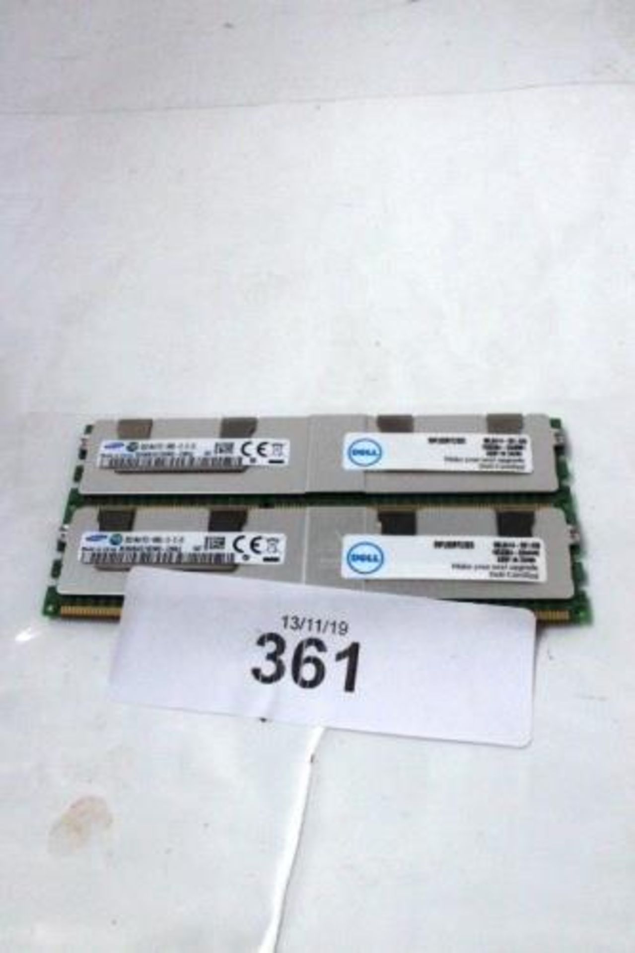 2 x Samsung DDR3 32gb 14900L memory cards, Ref: M386B4G7ODMO-CMA3, Dell certified - New (C2)