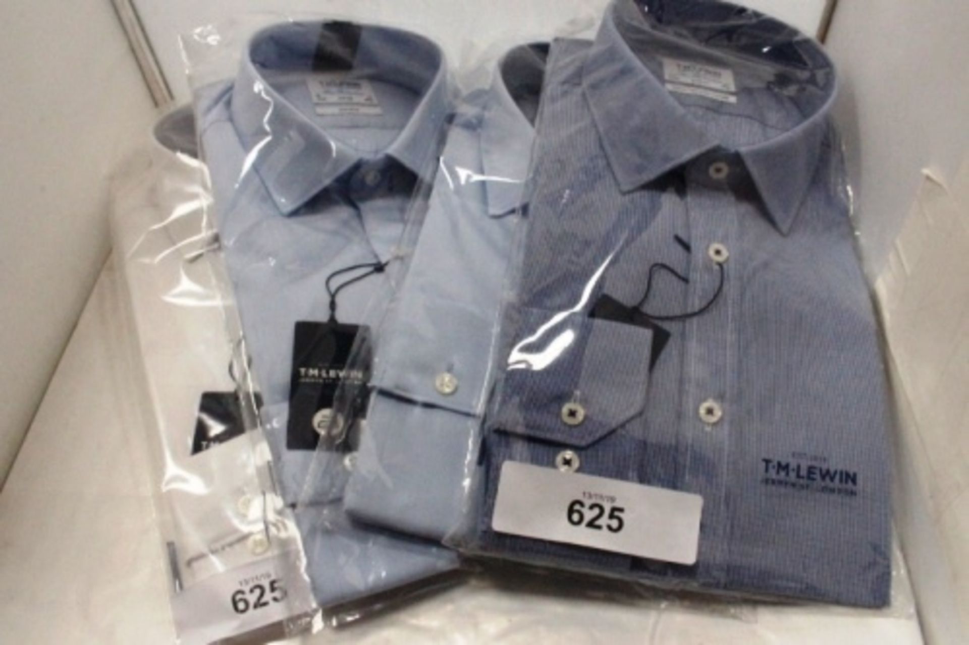 4 x T.M. Lewin men's shirts, various neck sizes and colours - New(FC12)