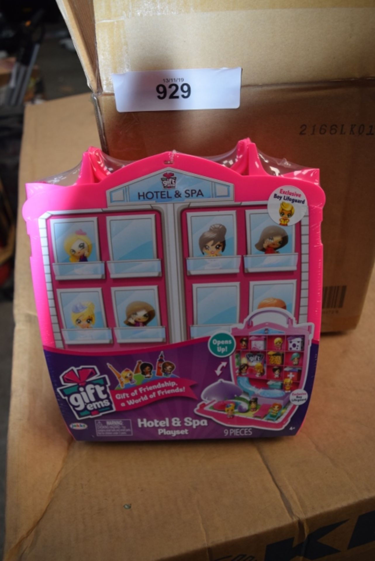 3 x Gift 'Ems Hotel and Spa play sets - New in pack (GS18)
